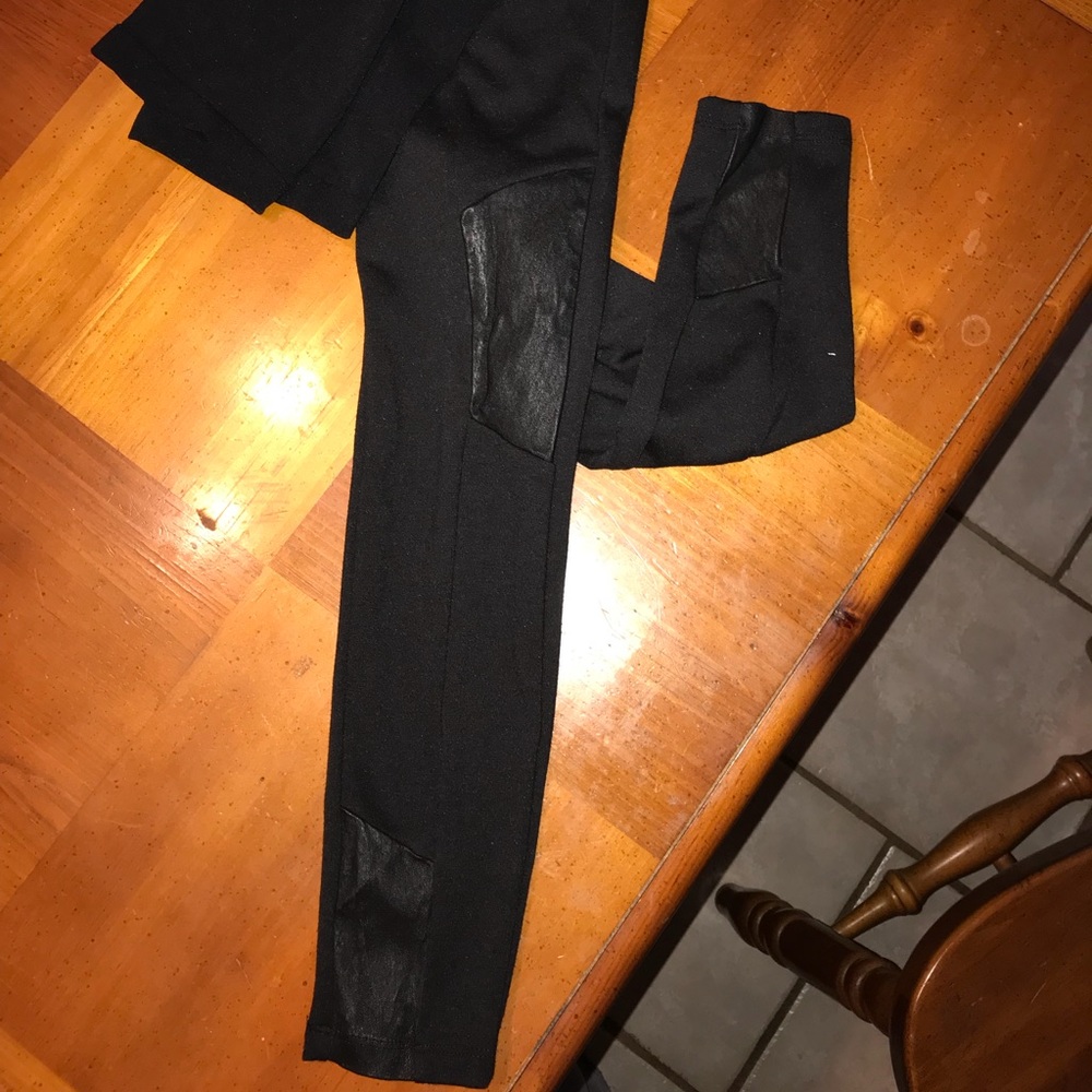 Rachel Zoe Pointe Leather Maternity leggings